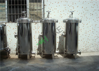 SS304 SS316 Stainless Steel Cartridge Filter Housing For RO Water System