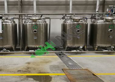 Dairy Milk Oil RO Water Storage Tank Stainless Steel with Mixer Agitator