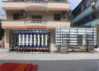 100T / H Big Brackish Water Treatment Plant , Industrial Reverse Osmosis Water Filter