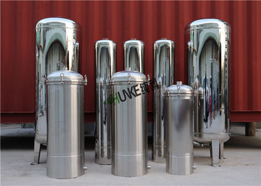 Vertical Type Stainless Steel  Sand Filter Housing For RO Plant 500L-200000L
