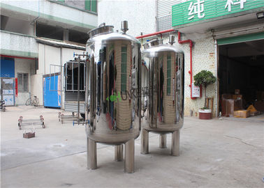 0.5 - 10T Food Grade Stainless Steel Water Tank For Cosmetics Industry