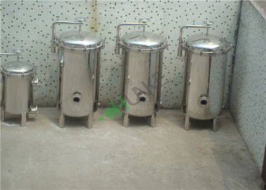 Stainless Steel Cartridge Filter Housing for Cosmetic Industry Customizable