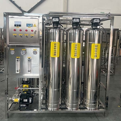 0.5 tons single-stage three-tank reverse osmosis plant  for Food Beverage Manufacturing