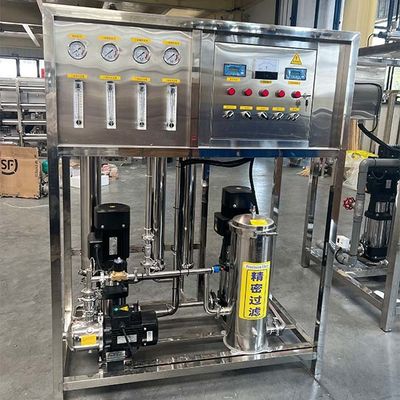 0.25T 40C Water Processing Machine 2TPH With Two Stage Reverse Osmosis Water Treatment