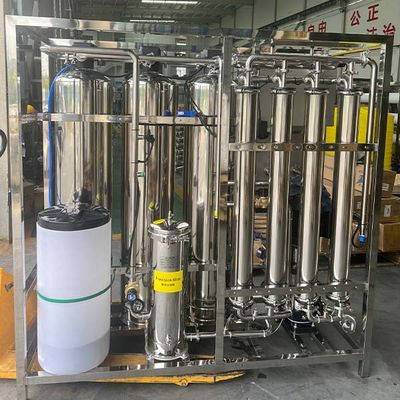 ​1000 Lph Complete Water Treatment Equipment Reverse Osmosis System With UV Purifier Ro Plant Water Softener