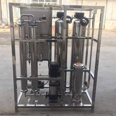 Two Tanks Stainless Steel Reverse Osmosis System For Commercial Water Treatment