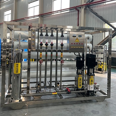 4T Double Stage Reverse Osmosis Equipment For Commercial Water Purification