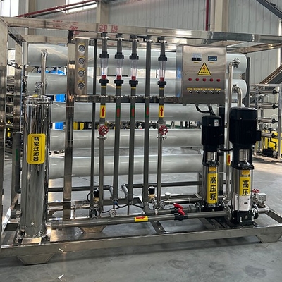 Double Stage Video Outgoing-Inspection Provided 4 Ton Reverse Osmosis Water Desalination Machine
