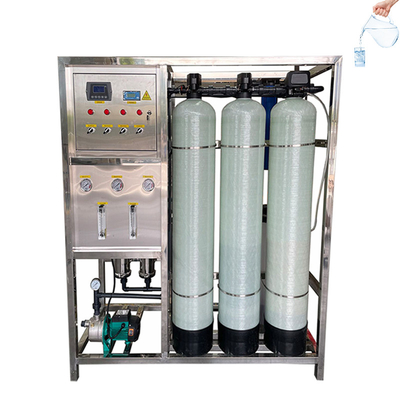 500LPH Reverse Osmosis Purification Drinking Water Filter Cosmetic Factory Ro System Two Stage Water Treatment Machine
