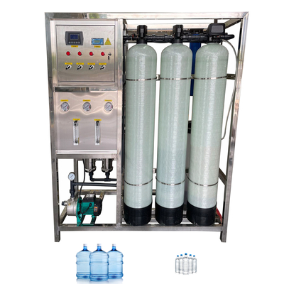 500LPH Reverse Osmosis Purification Drinking Water Filter Cosmetic Factory Ro System Two Stage Water Treatment Machine