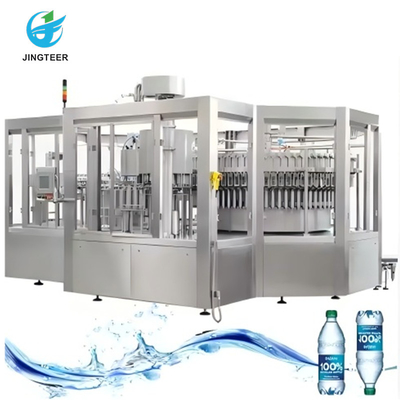 Complete Full Automatic 3 In 1 Plastic Bottle Pure Mineral Water Production Line Water Filling Machine