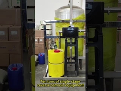 Ten ton single stage all stainless steel reverse osmosis equipment suitable for industrial and comme
